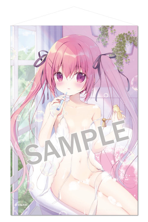 『宮坂みゆ』B2タペストリー Bubbly Bath Timeりらちゃん Extra Edition