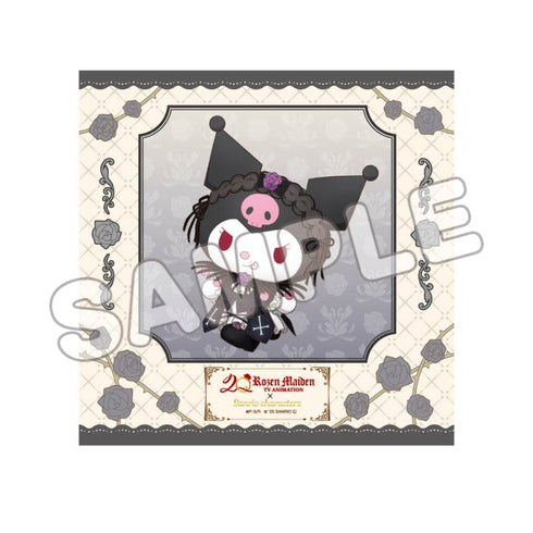 『ローゼンメイデン×サンリオキャラクターズ』ハンドタオル 水銀燈×クロミ
