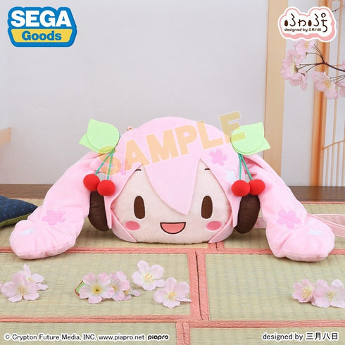 『桜ミク』ふわぷち フェイスショルダーバッグ(M)