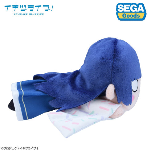 "Ikizura Live! LOVELIVE! BLUEBIRD" Reclining Plush Doll: Hanabi Komagata - The "It's Hard to Breathe" Club! School Uniform S