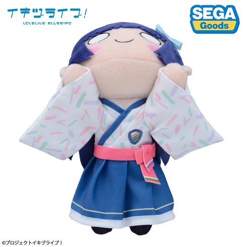 "Ikizura Live! LOVELIVE! BLUEBIRD" Reclining Plush Doll: Hanabi Komagata - The "It's Hard to Breathe" Club! School Uniform S