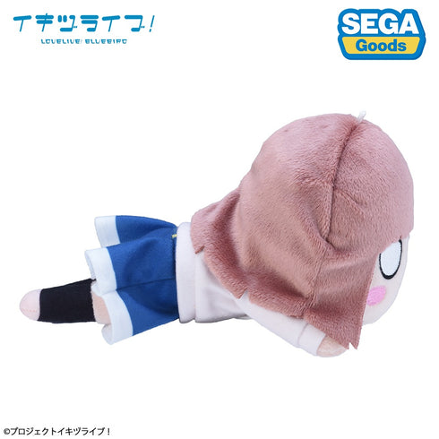 "Ikizura Live! LOVELIVE! BLUEBIRD" Reclining Plush Doll: Shono Sasaki - Ikizura Club! School Uniform S