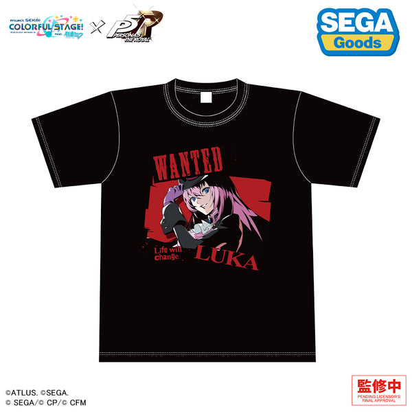 『プロジェクトセカイ カラフルステージ! feat. 初音ミク×ペルソナ5 ザ・ロイヤル』グラフィックTシャツ 巡音ルカ