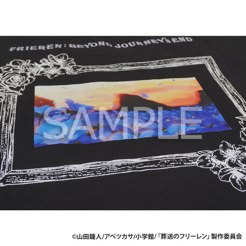 『葬送のフリーレン』AMICIS 蒼月草Tシャツ Black XLサイズ
