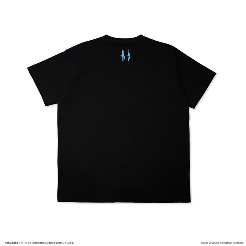 "The Case of Me Leveling Up Alone" AMICIS Shun Mizushiro/Igrid T-Shirt, Black, L