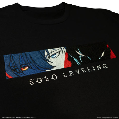 "The Case of Me Leveling Up Alone" AMICIS Shun Mizushiro/Igrid T-Shirt, Black, L