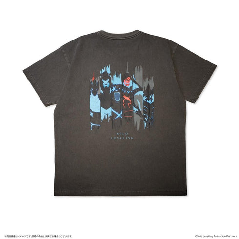 『俺だけレベルアップな件』AMICIS 影の軍団 Tシャツ ウォッシュM