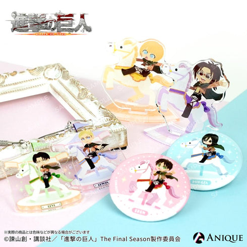 『進撃の巨人』【騎馬 / Art by ヒョーゴノスケ】トレーディング缶バッジ(全6種)【BOX】【202609再販】
