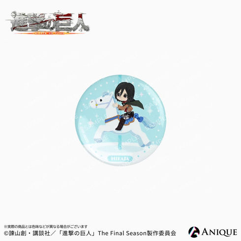 『進撃の巨人』【騎馬 / Art by ヒョーゴノスケ】トレーディング缶バッジ(全6種)【BOX】【202609再販】