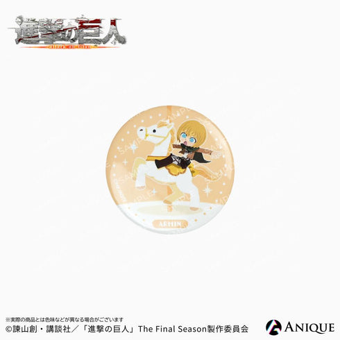 『進撃の巨人』【騎馬 / Art by ヒョーゴノスケ】トレーディング缶バッジ(全6種)【BOX】【202609再販】