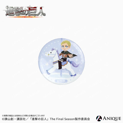 『進撃の巨人』【騎馬 / Art by ヒョーゴノスケ】トレーディング缶バッジ(全6種)【BOX】【202609再販】