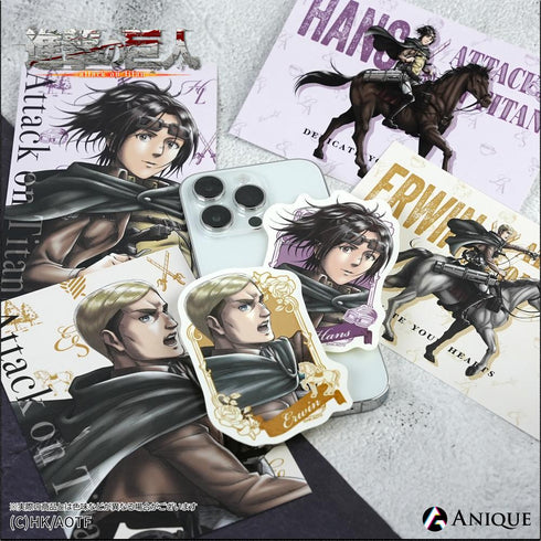 『進撃の巨人』【騎馬】エルヴィン ダイカットステッカー【202609再販】