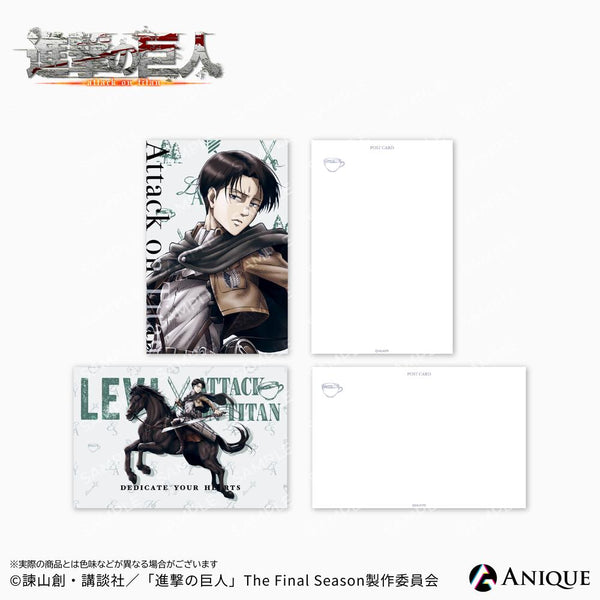 『進撃の巨人』【騎馬】リヴァイ ポストカード2枚セット【202609再販】
