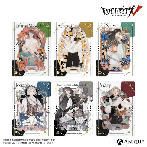 『IdentityV 第五人格』【標本蒐集】トレーディング箔押しクリアカード(全6種)1パック【BOX】