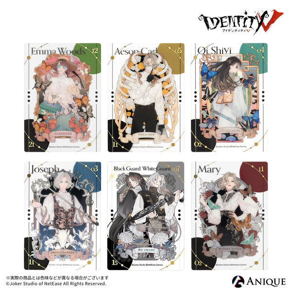 『IdentityV 第五人格』【標本蒐集】トレーディング箔押しクリアカード(全6種)1パック【BOX】