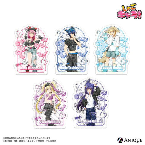 『しゅごキャラ!』【Y2K】トレーディングホログラムクリアステッカー(全5種)pcs【BOX】