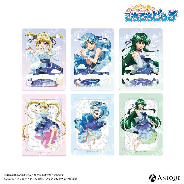 《Pichi Pichi Pitch》【月夜的人魚奏】燙金透明收藏照卡(全6種)1包【BOX】
