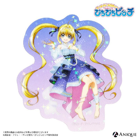 《Pichi Pichi Pitch》【月夜的人魚奏】露奇亞 全息透明貼紙 2張組