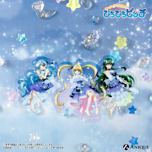 《Pichi Pichi Pitch》【月夜的人魚奏】露奇亞 全息透明貼紙 2張組
