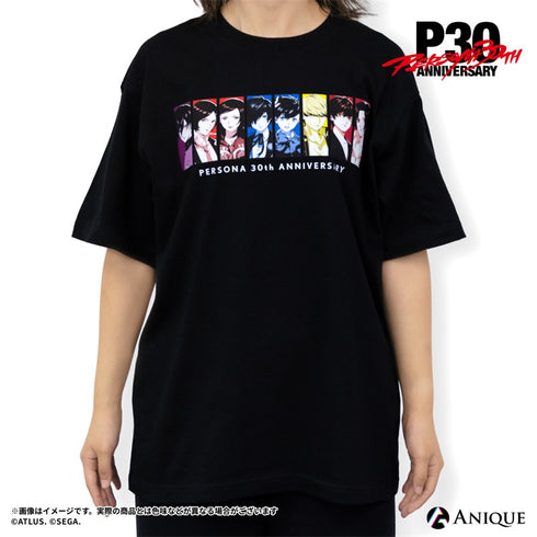 《女神异闻录》P30th【屋顶】T恤 黑色 L