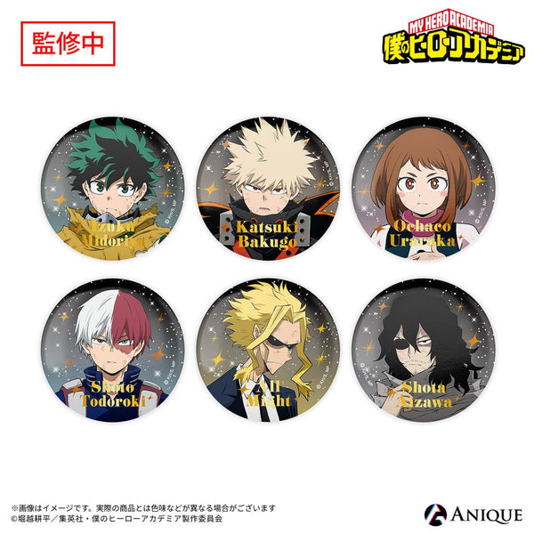 『僕のヒーローアカデミア』【ヒーローたちの足跡】トレーディング箔押し缶バッジ(全6種)【BOX】