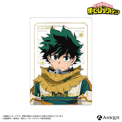 『僕のヒーローアカデミア』【ヒーローたちの足跡】トレーディング箔押しクリアフォトカード(全6種)【BOX】