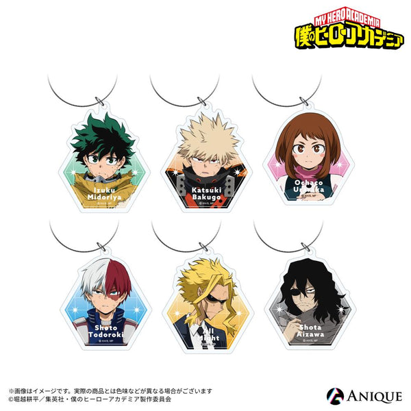 『僕のヒーローアカデミア』【ヒーローたちの足跡】トレーディングアクリルキーホルダー(全6種)【BOX】