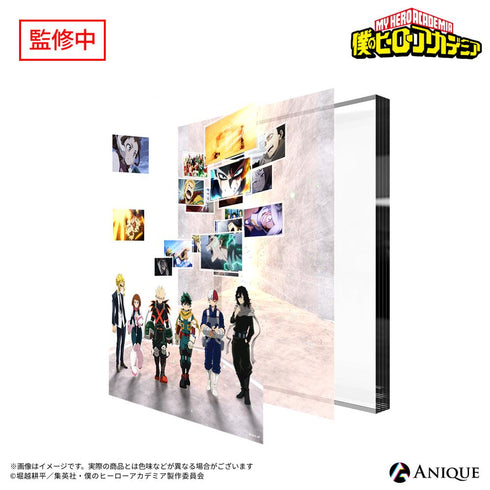 『僕のヒーローアカデミア』【ヒーローたちの足跡】アクリルラミネーション(集合絵)