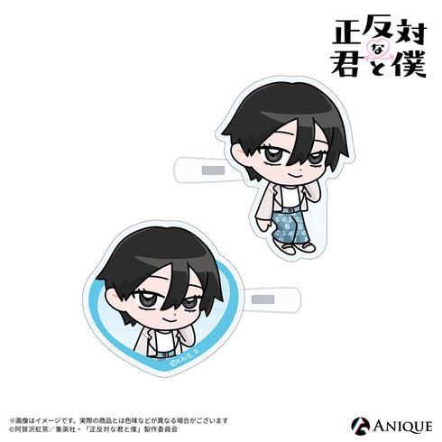 『正反対な君と僕』【レトロポップver.】前髪クリップ2個セット 佐藤