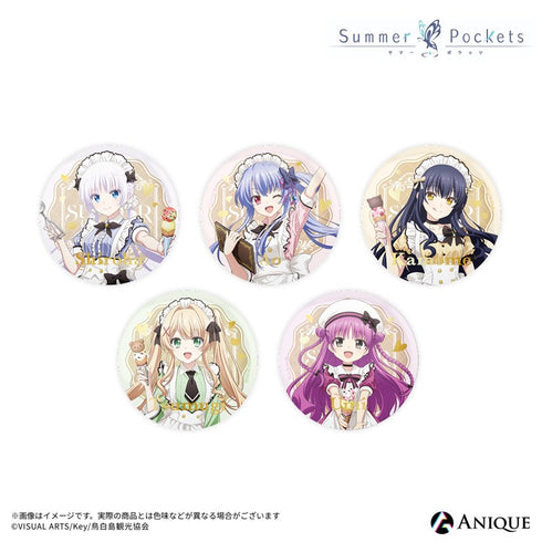 『Summer Pockets』【アイスクリームガール】トレーディングジュエル缶バッジ(全5種)パック【BOX】