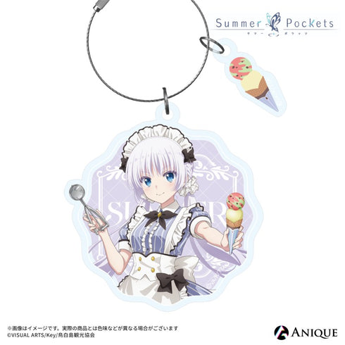 《Summer Pockets》【冰淇淋女孩】可收藏壓克力鑰匙圈(共5種)套組【BOX】