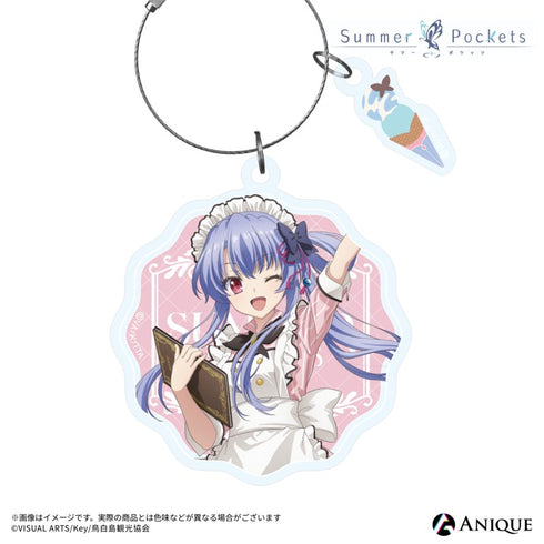 《Summer Pockets》【冰淇淋女孩】可收藏壓克力鑰匙圈(共5種)套組【BOX】