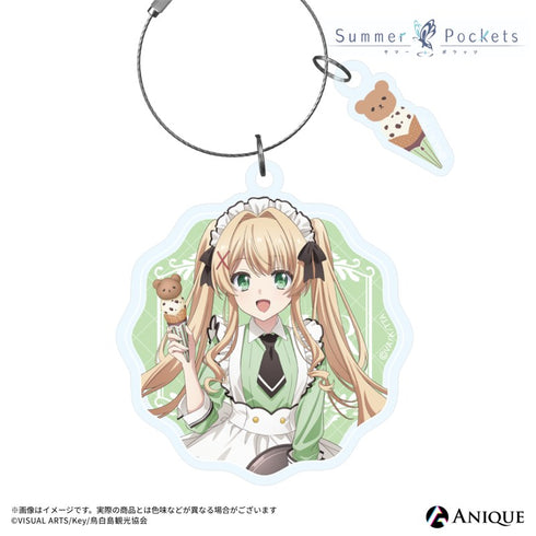 《Summer Pockets》【冰淇淋女孩】可收藏壓克力鑰匙圈(共5種)套組【BOX】