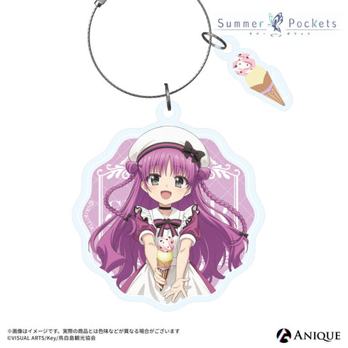 《Summer Pockets》【冰淇淋女孩】可收藏壓克力鑰匙圈(共5種)套組【BOX】