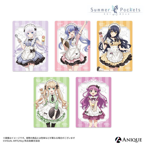 『Summer Pockets』【アイスクリームガール】トレーディングクリアカード(全5種)パック【BOX】