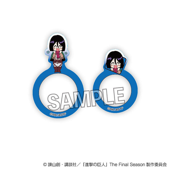 『進撃の巨人』DOTABATA!指の上の透明リング ミカサ