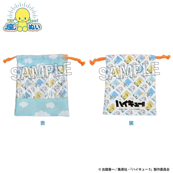 『ハイキュー!!』座ぬいの窓付き巾着 中学ver.