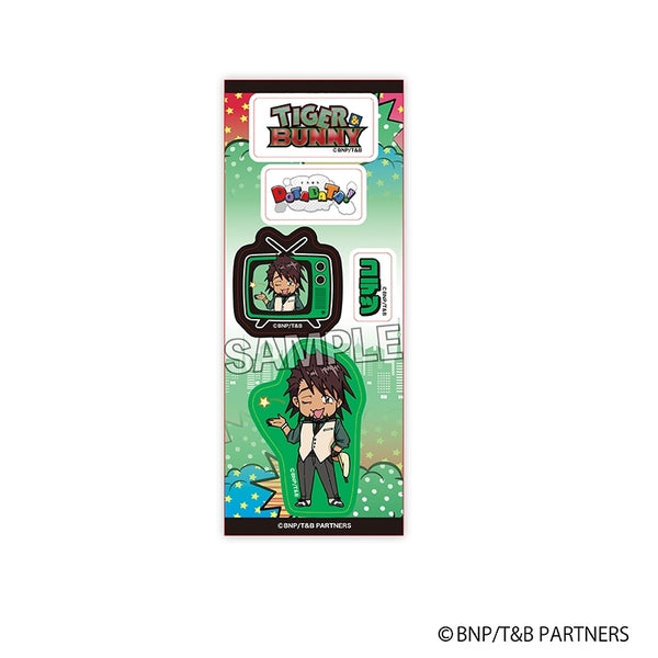 "TIGER & BUNNY" DOTABATA! Sticker: Kaburagi T. Toru