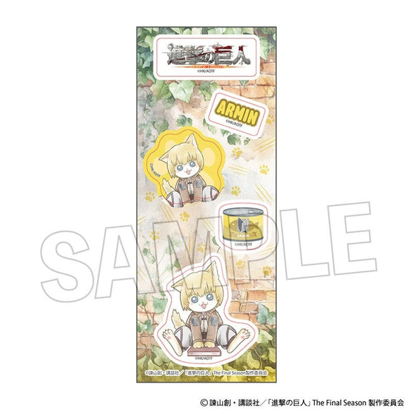 『進撃の巨人』調査兵にゃん ステッカー アルミン
