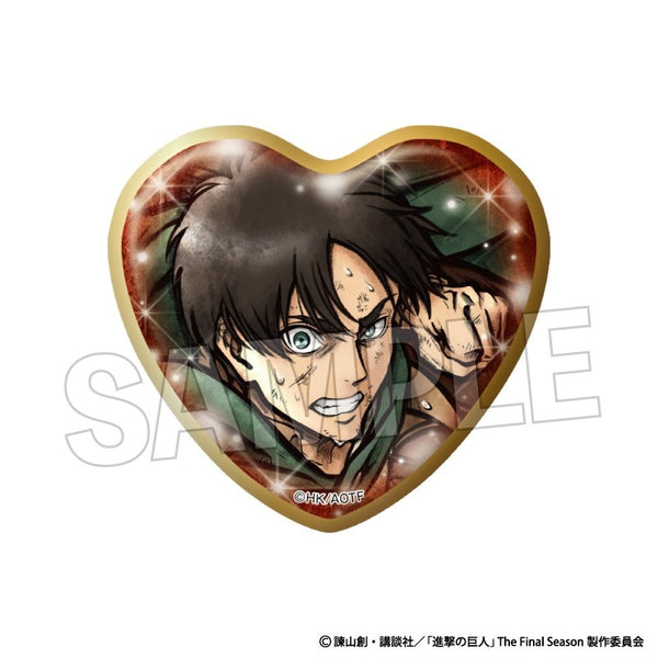 《进击的巨人》激怒版!!爱心徽章 艾伦