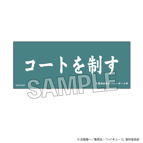 《排球少年!!》層層疊疊長擋網 橫幅版 青葉城西高中