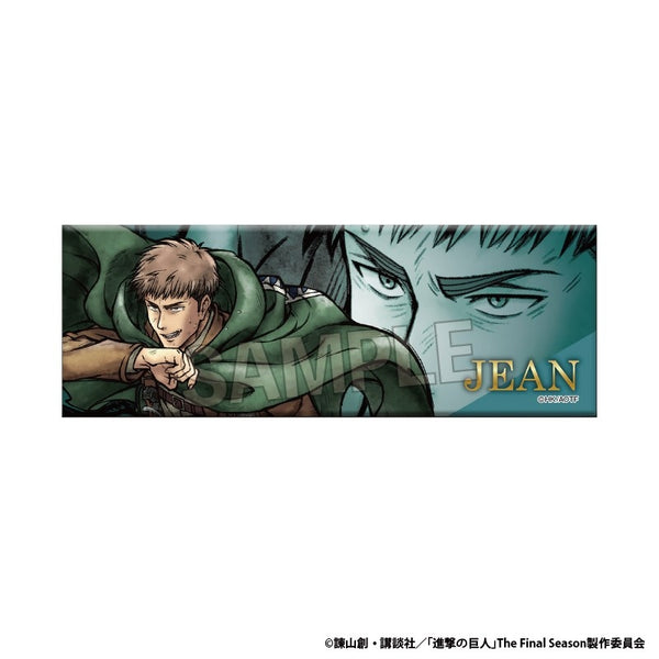 "Attack on Titan" Furious!! Long Pin Badge: Jean