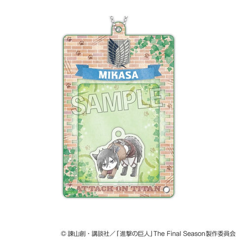 『進撃の巨人』調査兵にゃん みにぱけ!~アクリルスタンド~ ミカサ