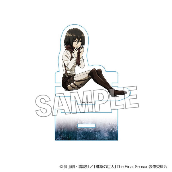 "Attack on Titan" Acrylic Stand with Play on Words: Mikasa