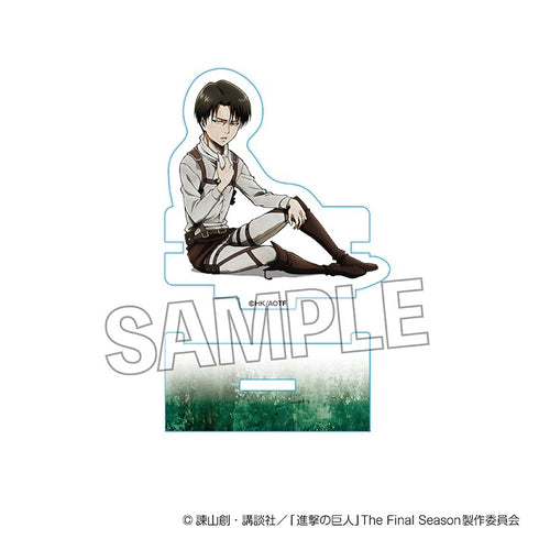 "Attack on Titan" Acrylic Stand with a Play on Words: Levi