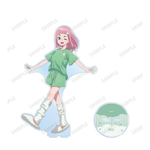 『夜のクラゲは泳げない』描き下ろし 渡瀬キウイ お泊まり会ver. 特大アクリルスタンド