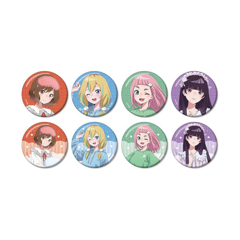 『夜のクラゲは泳げない』描き下ろし お泊まり会ver. トレーディンググリッター缶バッジ(単位/BOX)【202511再販】