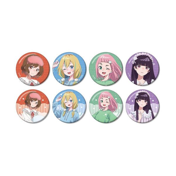 『夜のクラゲは泳げない』描き下ろし お泊まり会ver. トレーディンググリッター缶バッジ(単位/BOX)【202511再販】