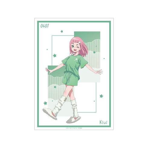 『夜のクラゲは泳げない』描き下ろし 渡瀬キウイ お泊まり会ver. A3マット加工ポスター