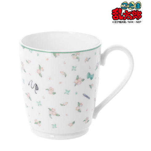 『忍たま乱太郎』ノリタケコラボ 六年生 キューティーフラワー マグカップ